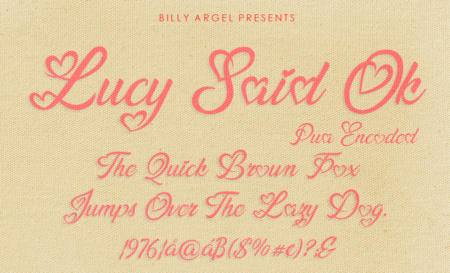 Lucy Said OK Font